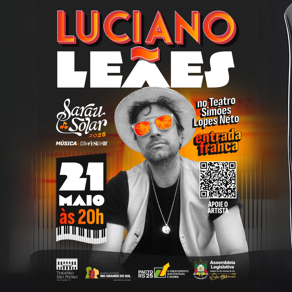 Sarau do Solar - Música e Diversidade com Luciano Leães