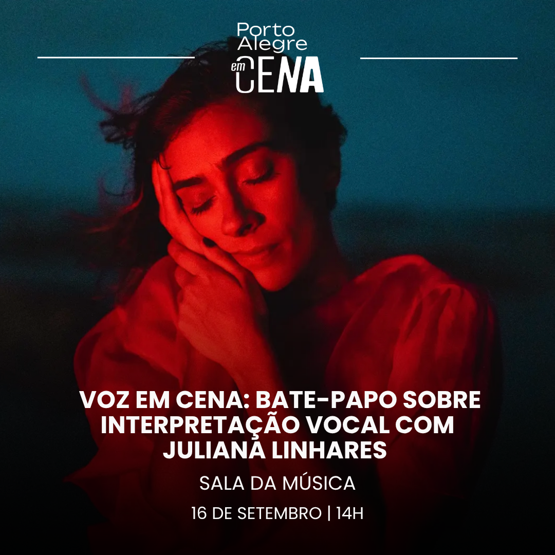 Voz em Cena: bate-papo sobre interpreta&ccedil;&atilde;o vocal com Juliana Linhares