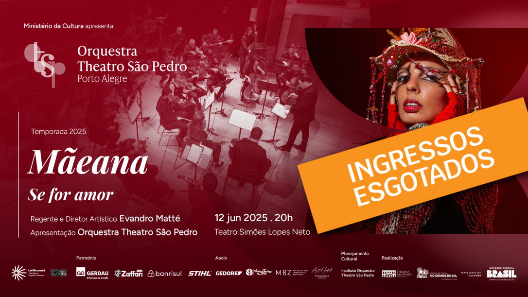 Orquestra Theatro São Pedro com Mãeana